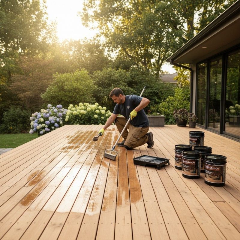 Cedar Deck Refinishing